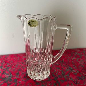 The European Collection Lead Crystal Pitcher